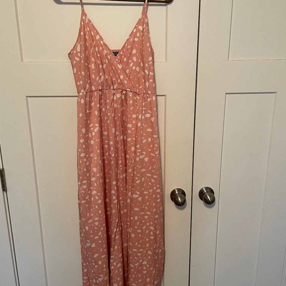 Pink and with dress